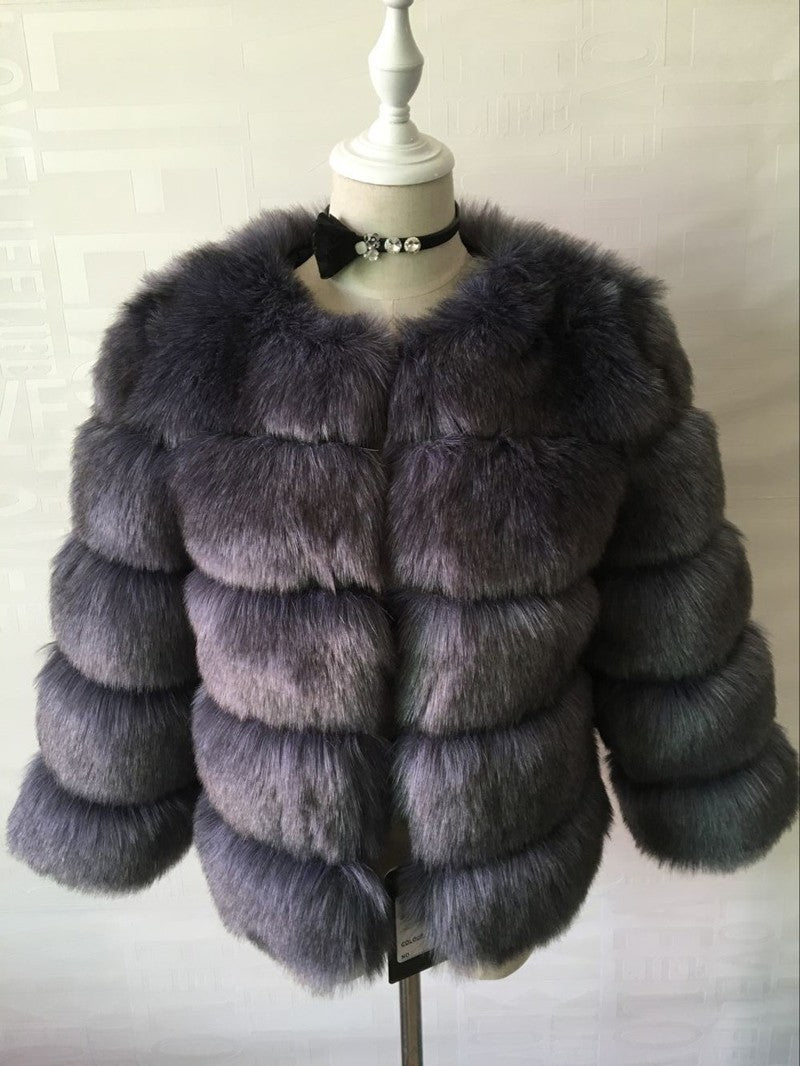 ‘CLOUD’ Faux Fur Coat