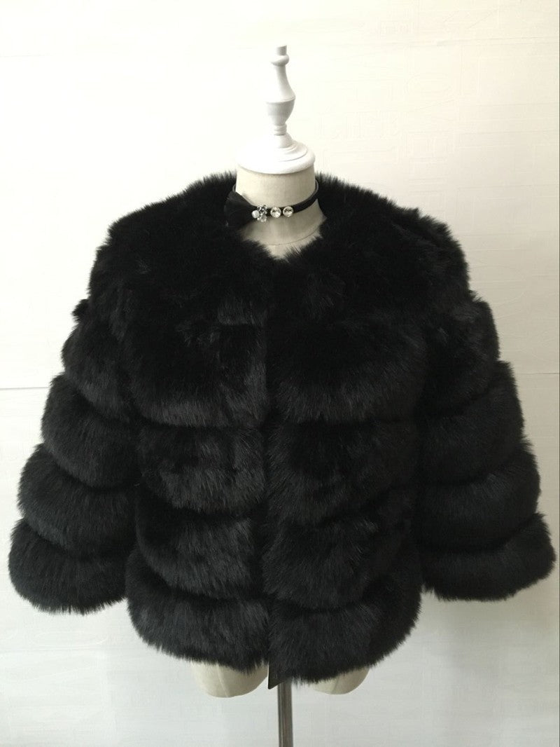 ‘CLOUD’ Faux Fur Coat
