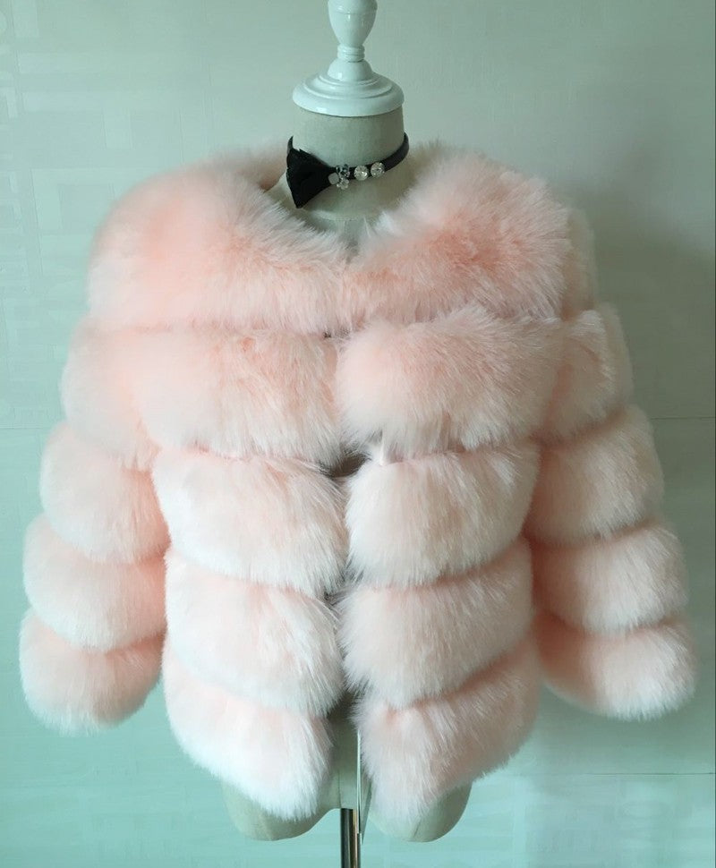 ‘CLOUD’ Faux Fur Coat