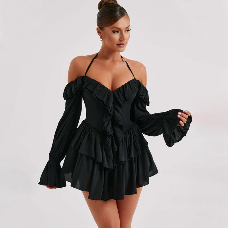 'DREAMY' Ruffled Long Sleeve Romper