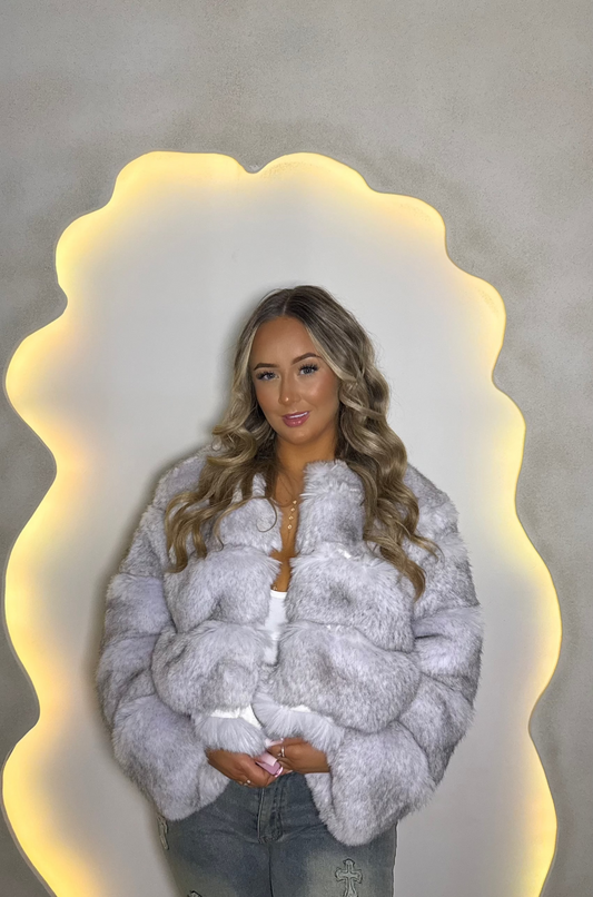 ‘CLOUD’ Faux Fur Coat